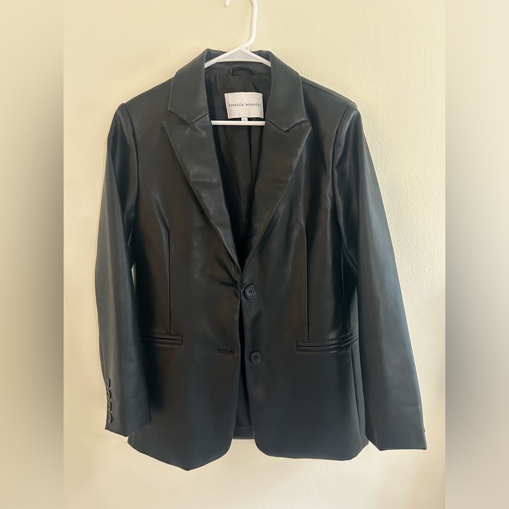 Rebecca Minkoff Faux Leather Jacket Size Small New No Tag